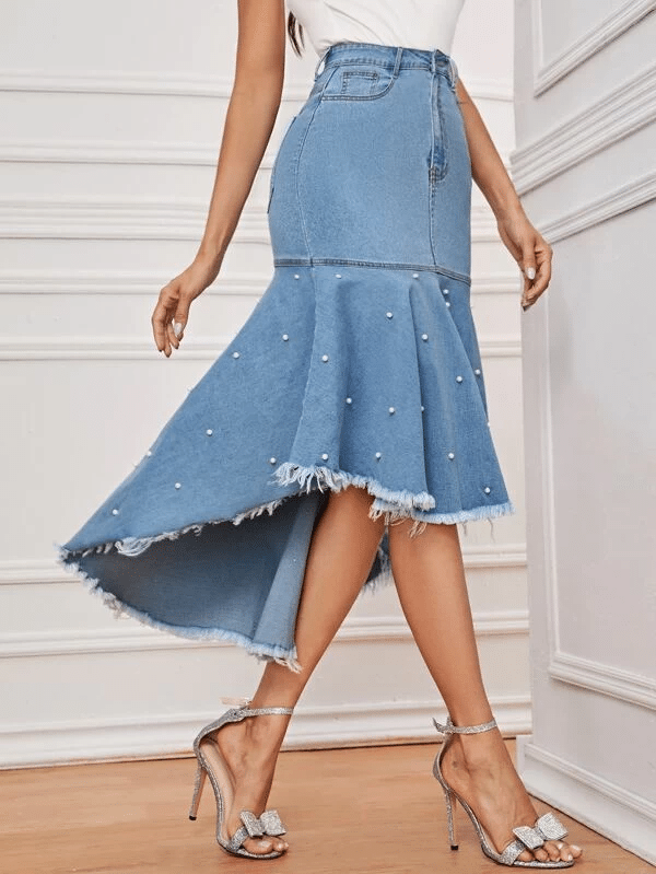 SAIA JEANS ESTILO CALDA DE SEREIA