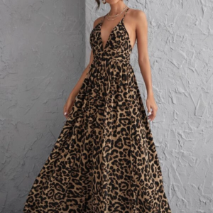Vestido Amanda Estampa de Leopardo