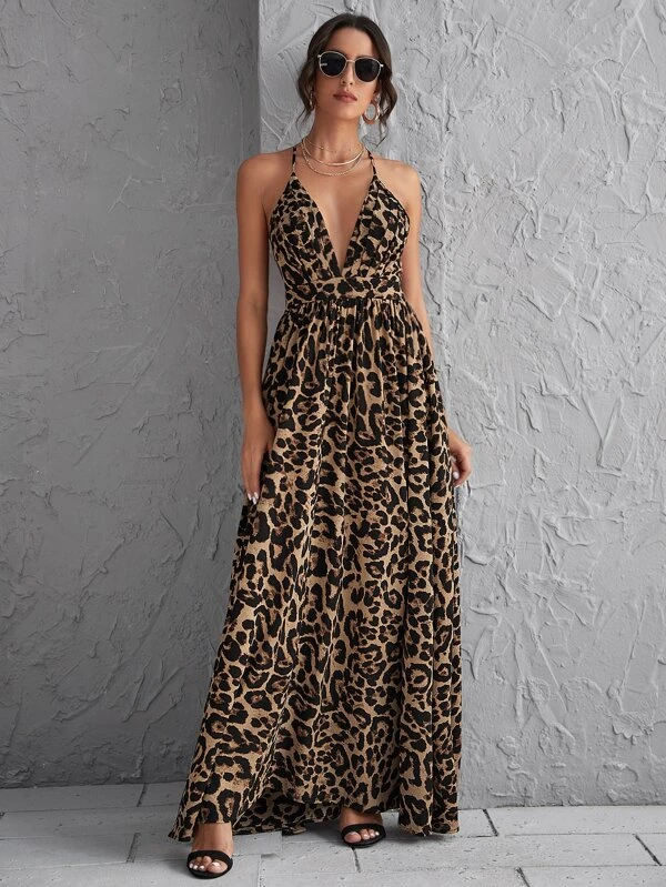 Vestido Amanda Estampa de Leopardo - Imagem 4