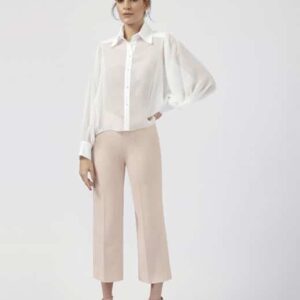 Elegância e Conforto com a Camisa de Seda Branca